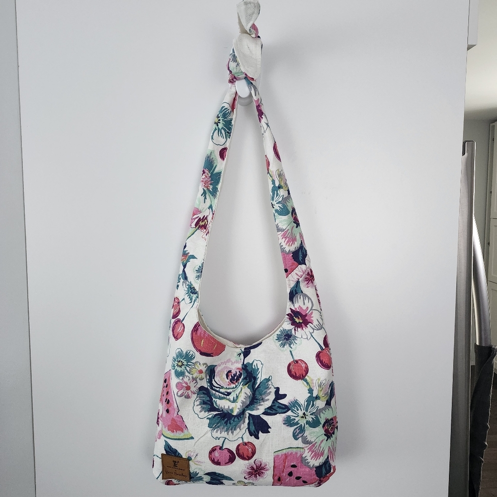 VERA BRADLEY New Hope Womens Floral Tropical Canvas Crossbody Bag NWT - Picture 5 of 9